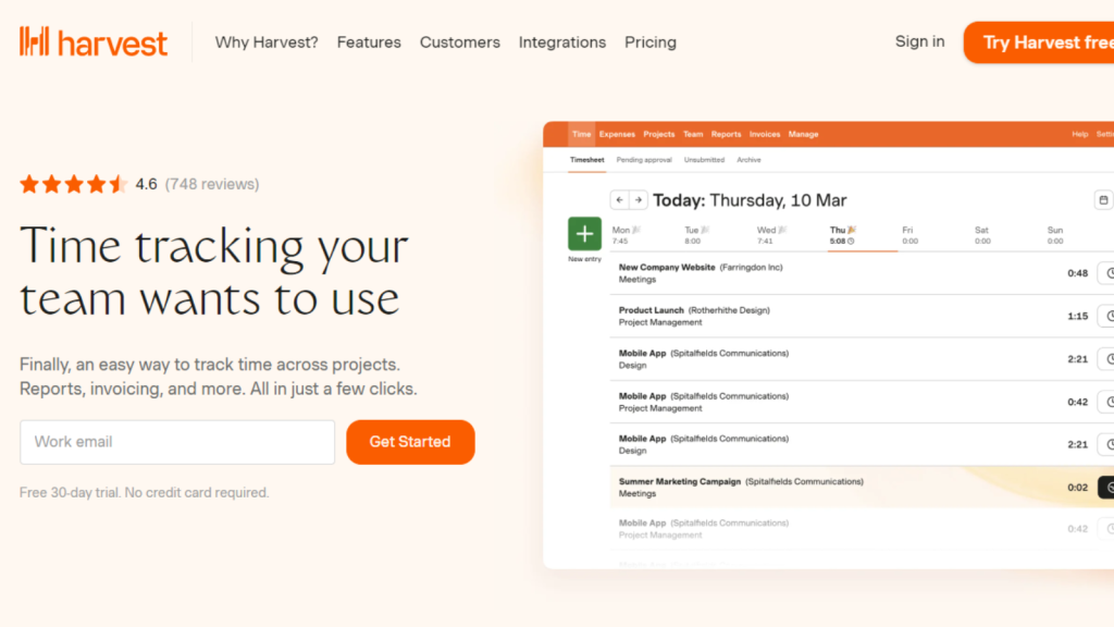 harvest-7-best-time-tracking-app-for-small-business