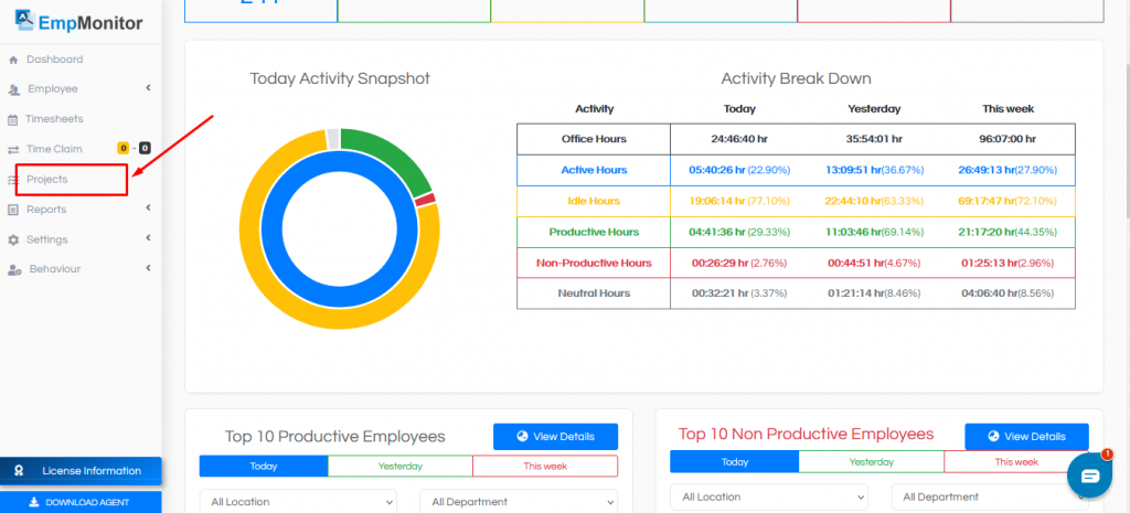 EmpMonitor-Dashboard