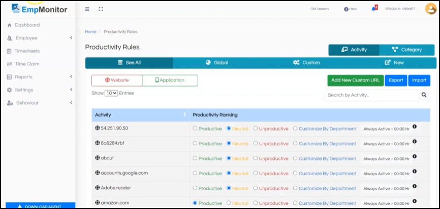 EmpMonitor-productivity-calculation