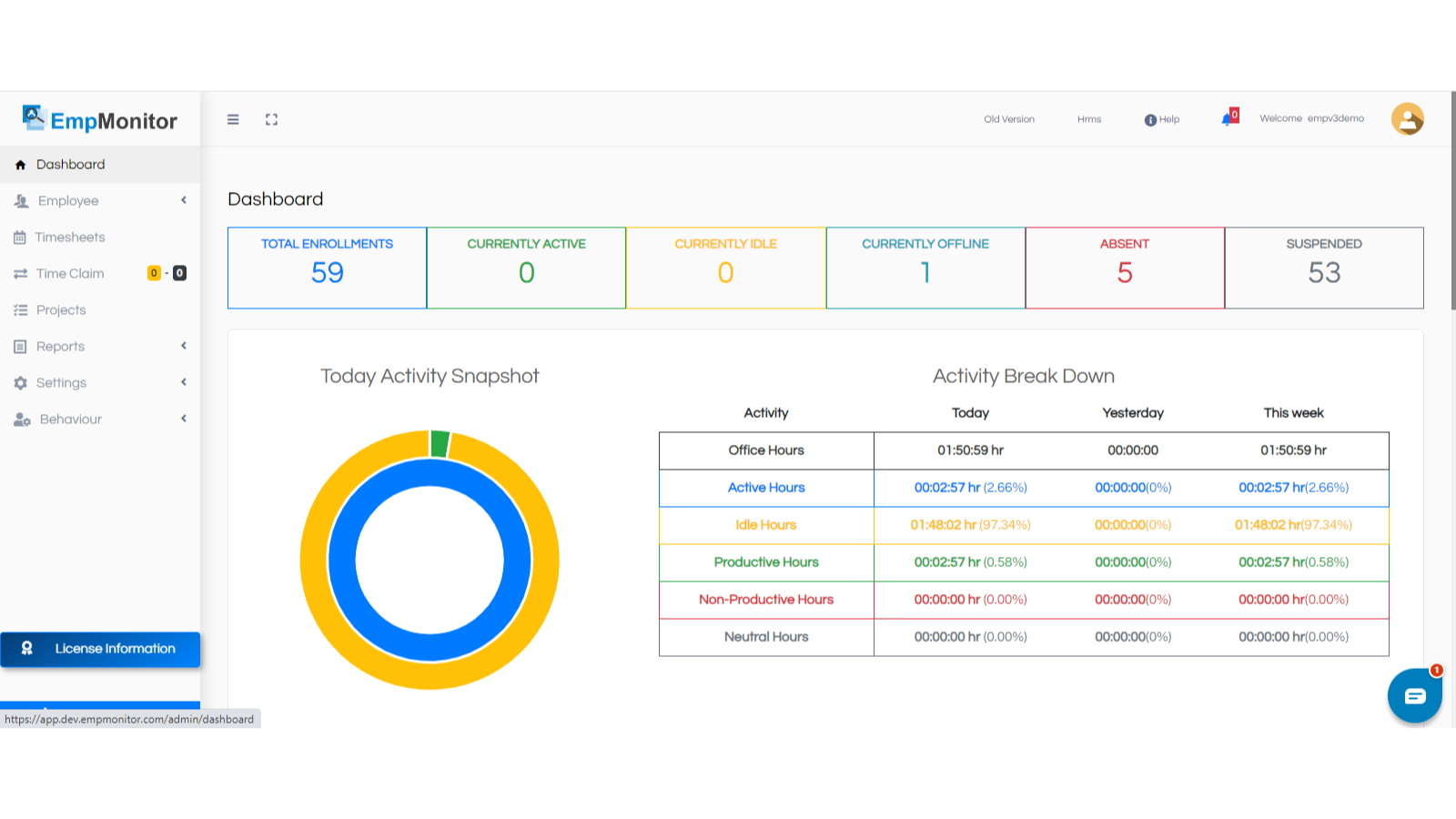 empmonitor-dashboard