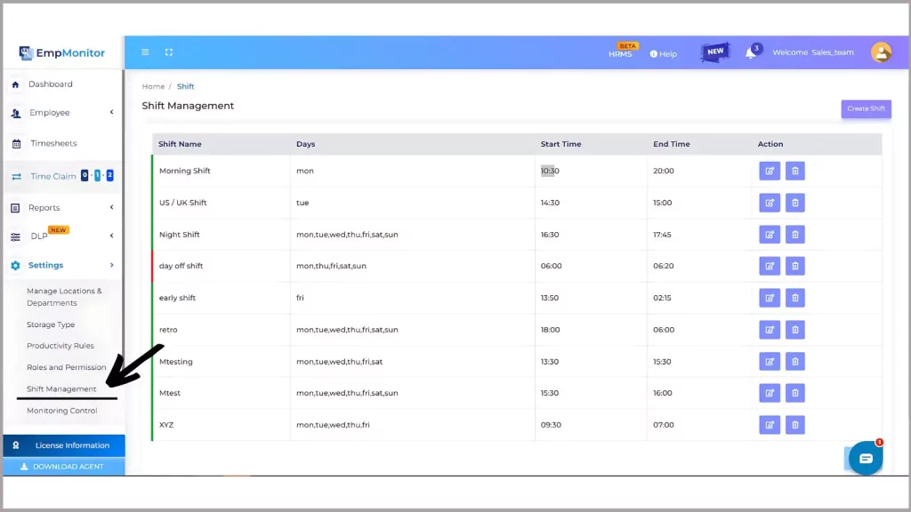 Shift-management-empmonitor