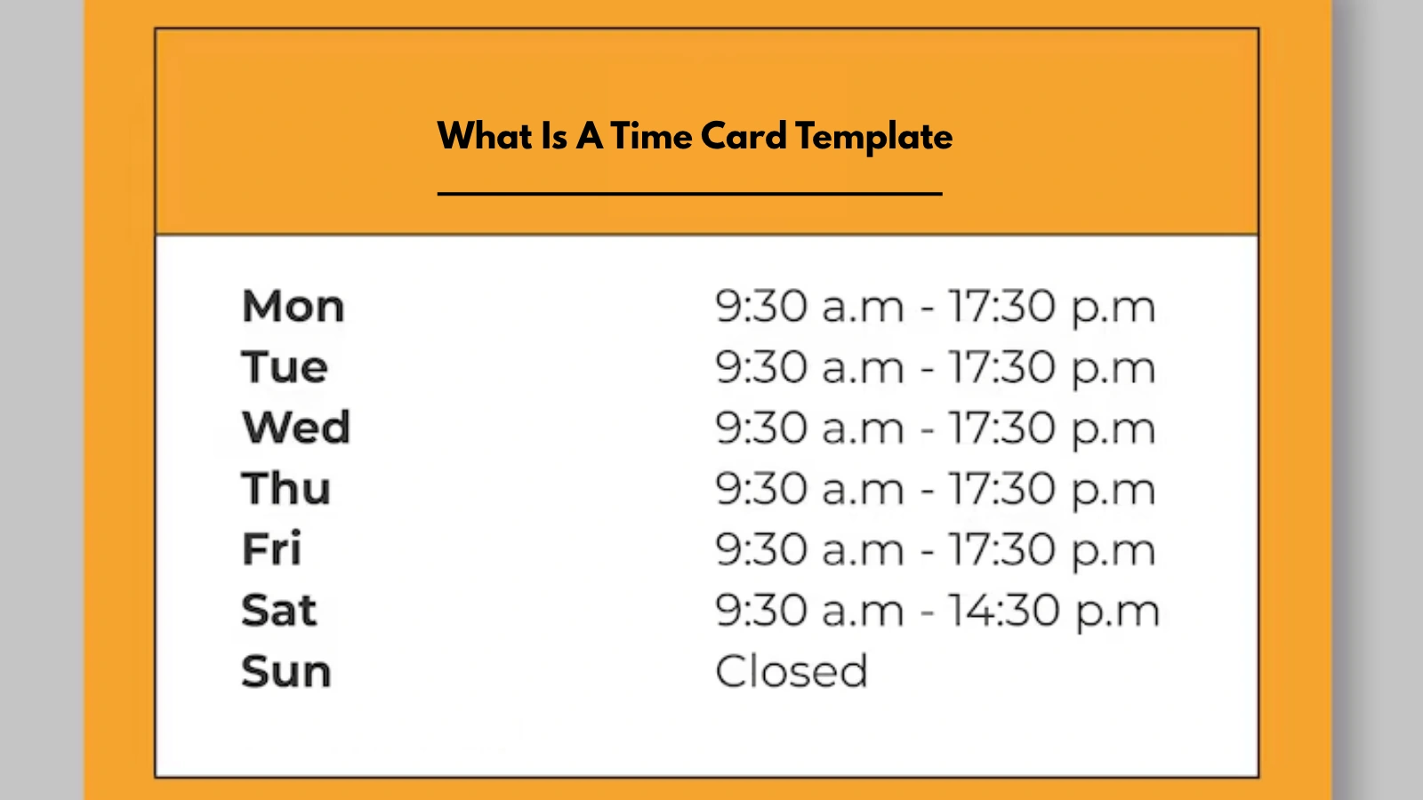 time-card-template