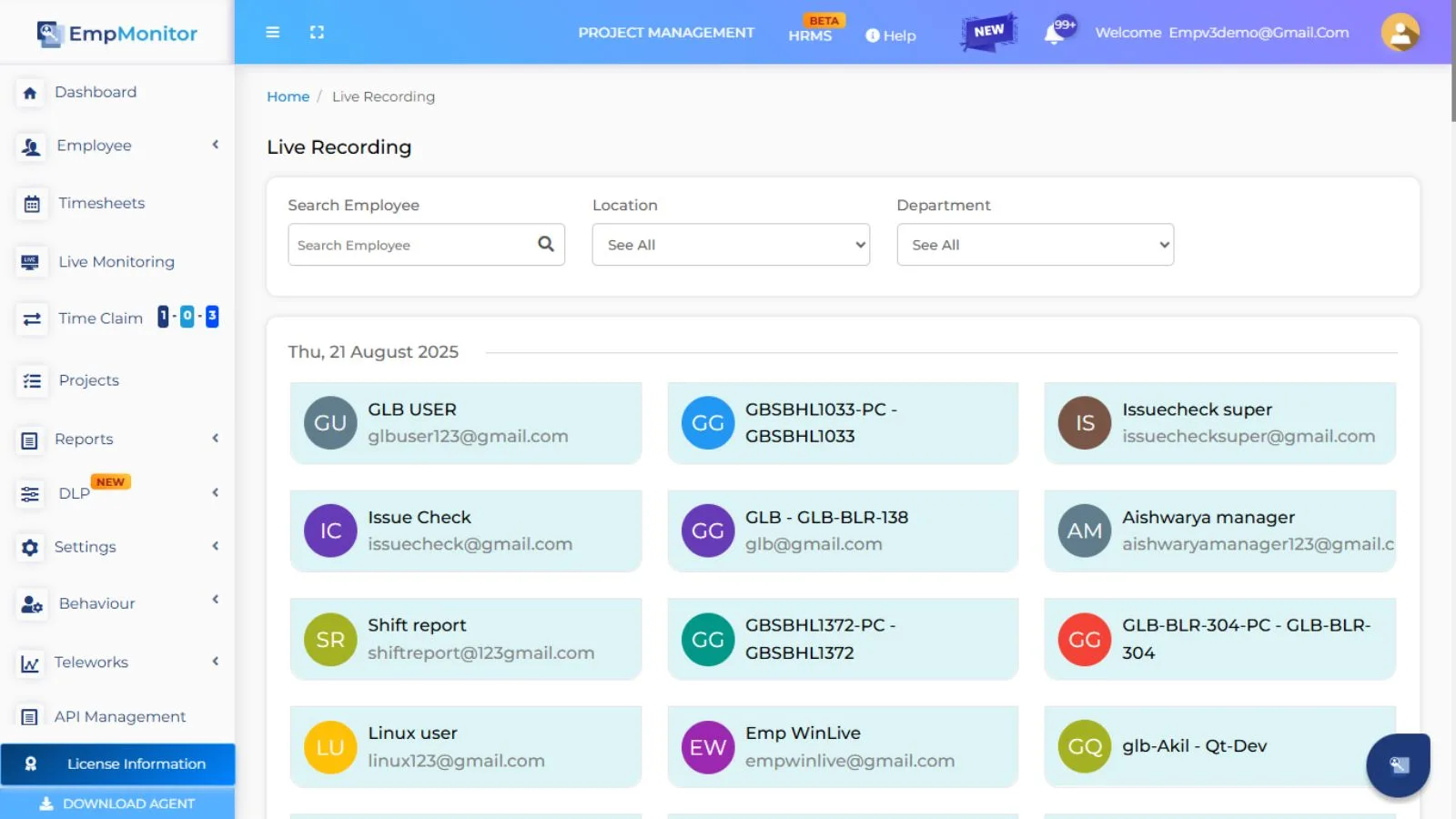 live-monitoring