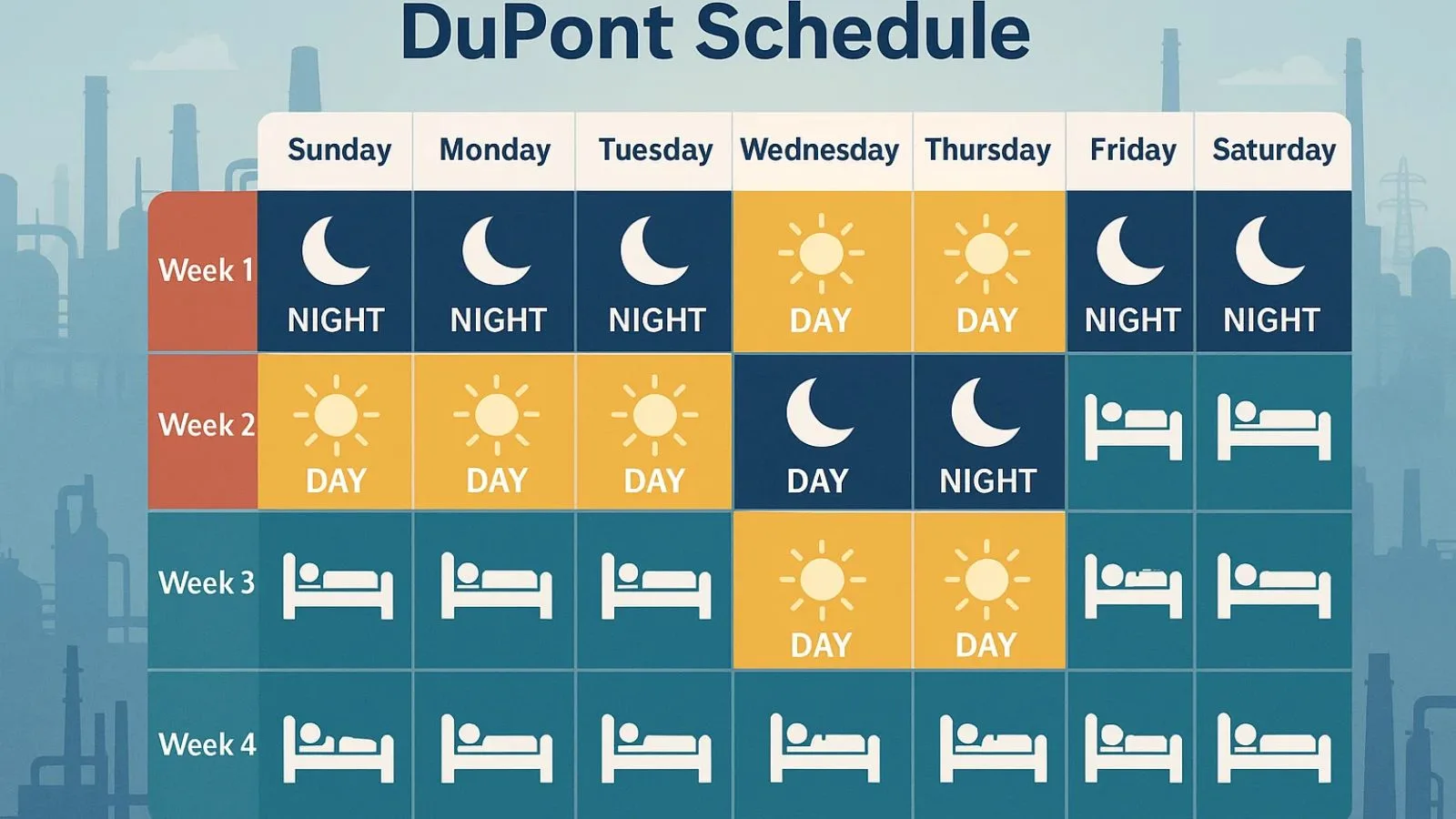 DuPont-Schedule-Example