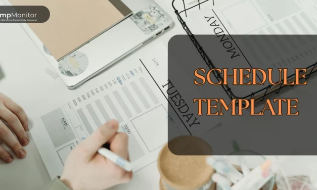 How To Use A Schedule Template To Maximize Your Day?