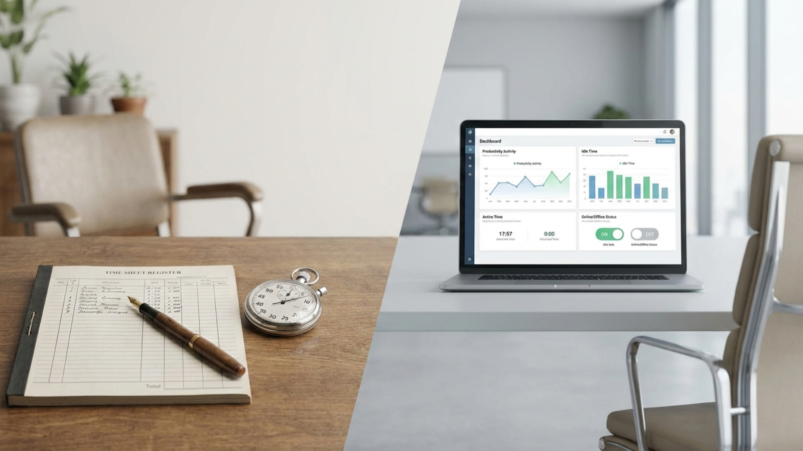 Evolution of Employee Monitoring Evaluation of employee performance and time tracking from old manual ways to the modern ways using technologies.