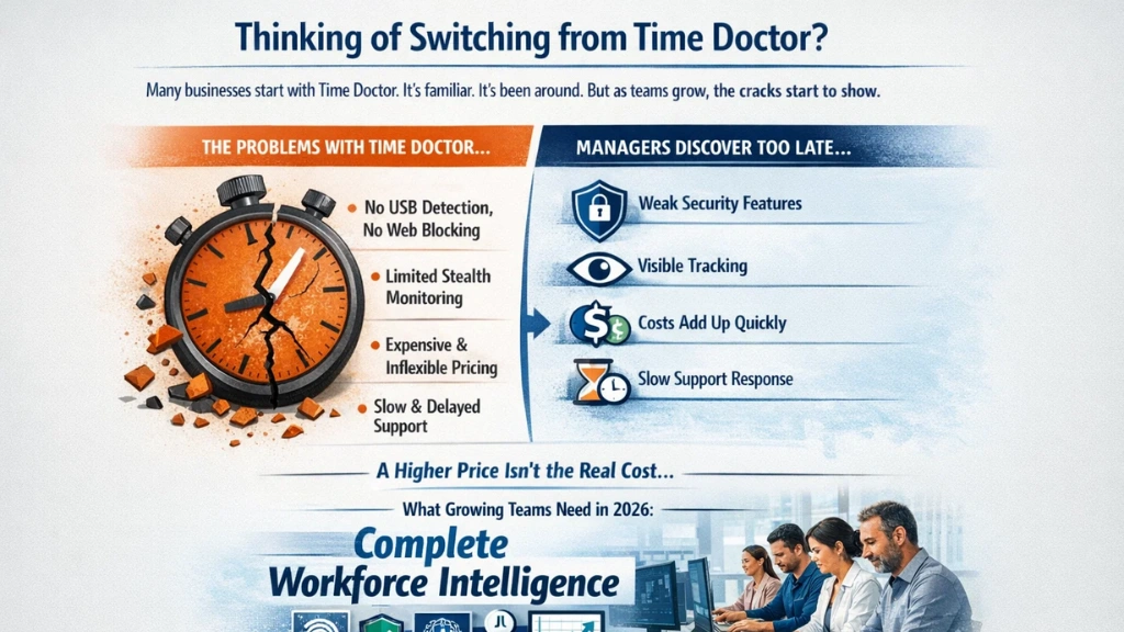 Thinking of Switching from Time Doctor? Read This First. time-doctor-vs-EmpMonitor