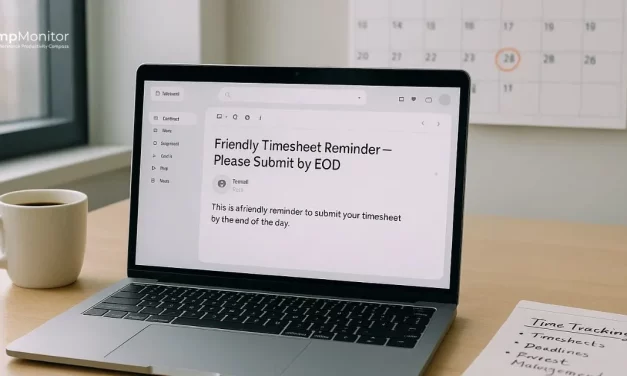 How To Write The Perfect Timesheet Reminder (Without Annoying Your Team)