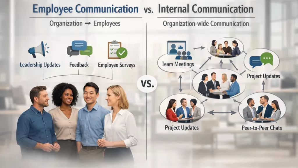 Employee Communication vs. Internal Communication employee-communication-vs-internal-communication
