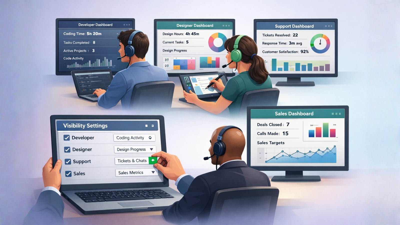 Customization Of Monitoring Models remote-work-customization