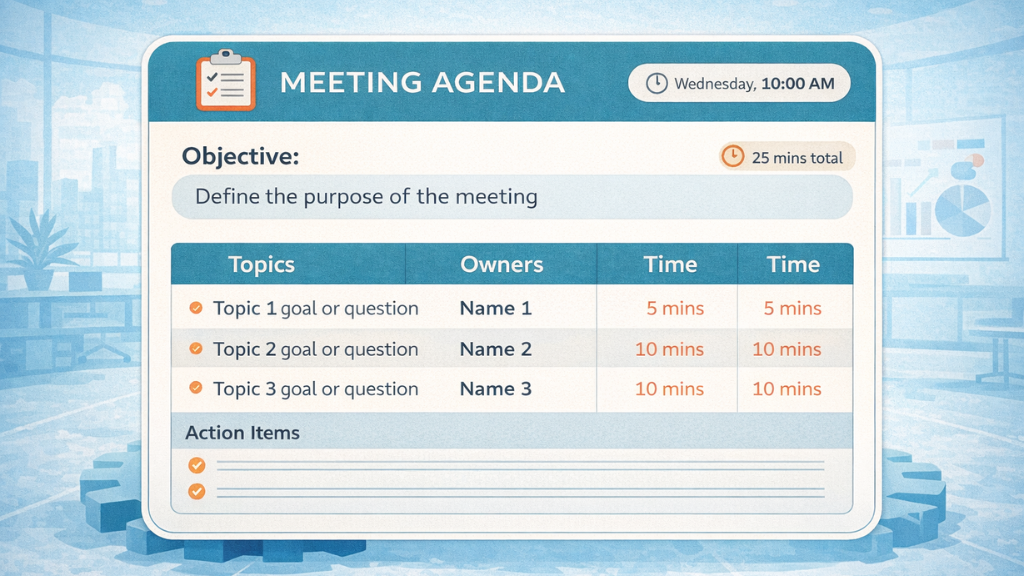 Meeting Agenda meeting-agenda