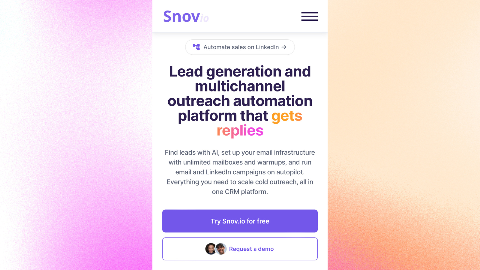 Lead Gen With Snov.io