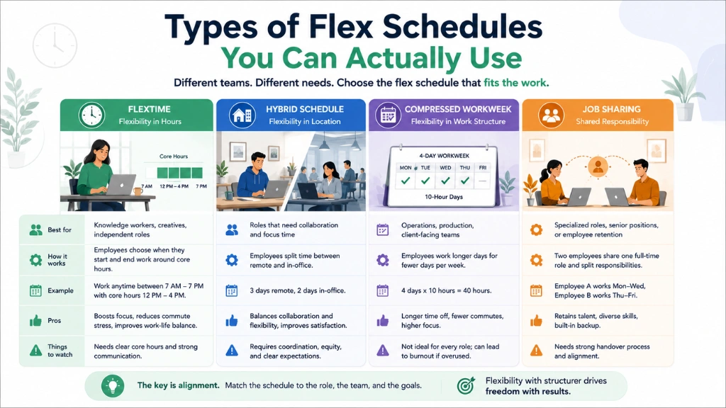 Types of Flex Schedules You Can Actually Use (With Real Scenarios) types-of-flex-schedules-you-can-actually-use