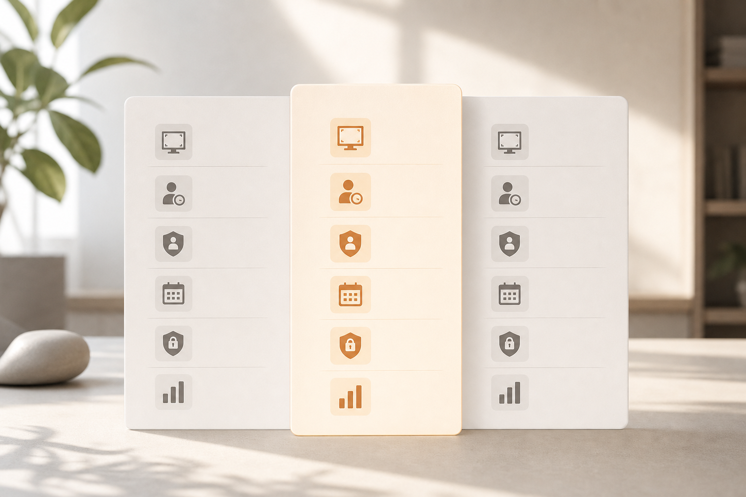Side-by-side comparison chart of remote productivity tools