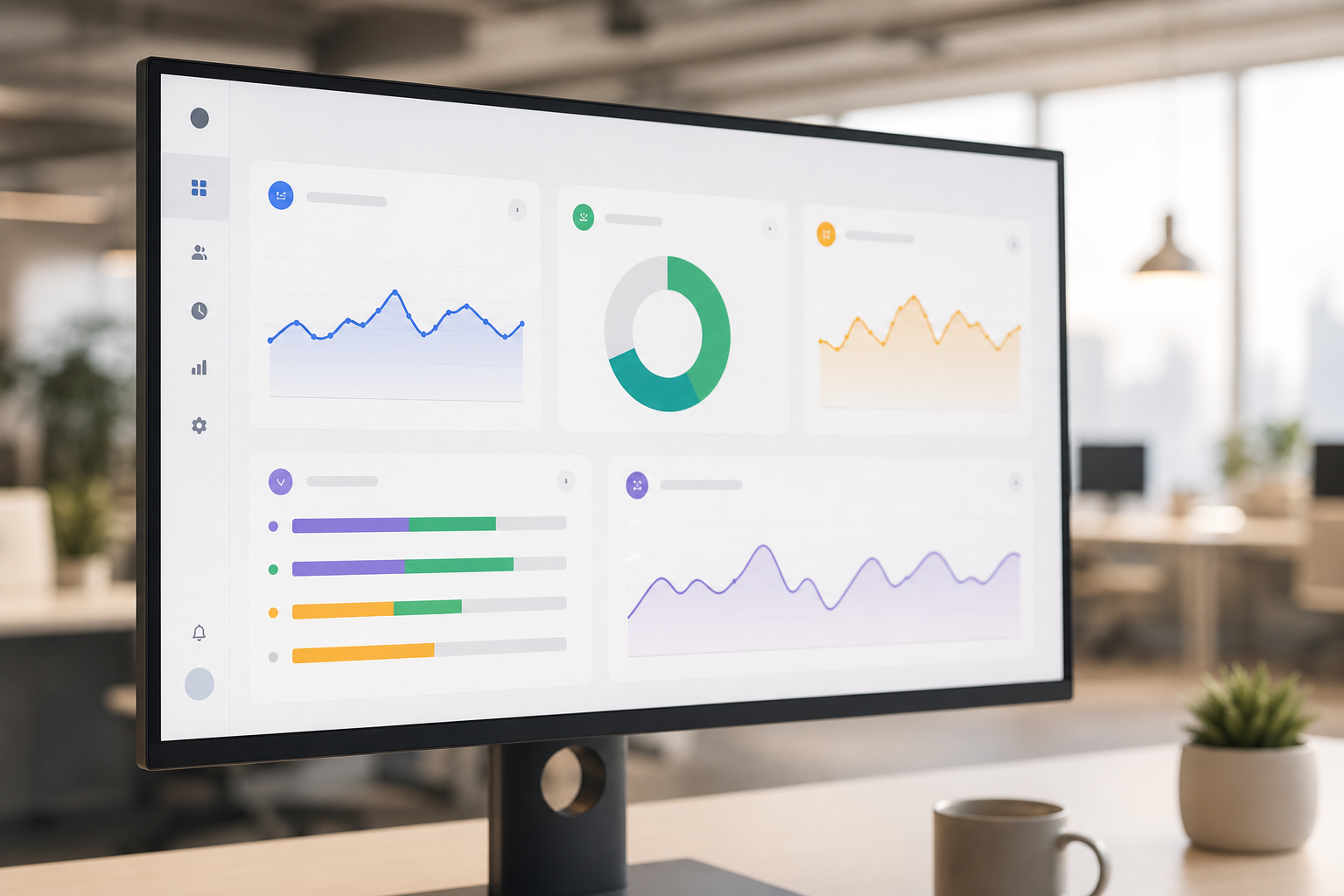employee productivity measurement and reporting dashboard example