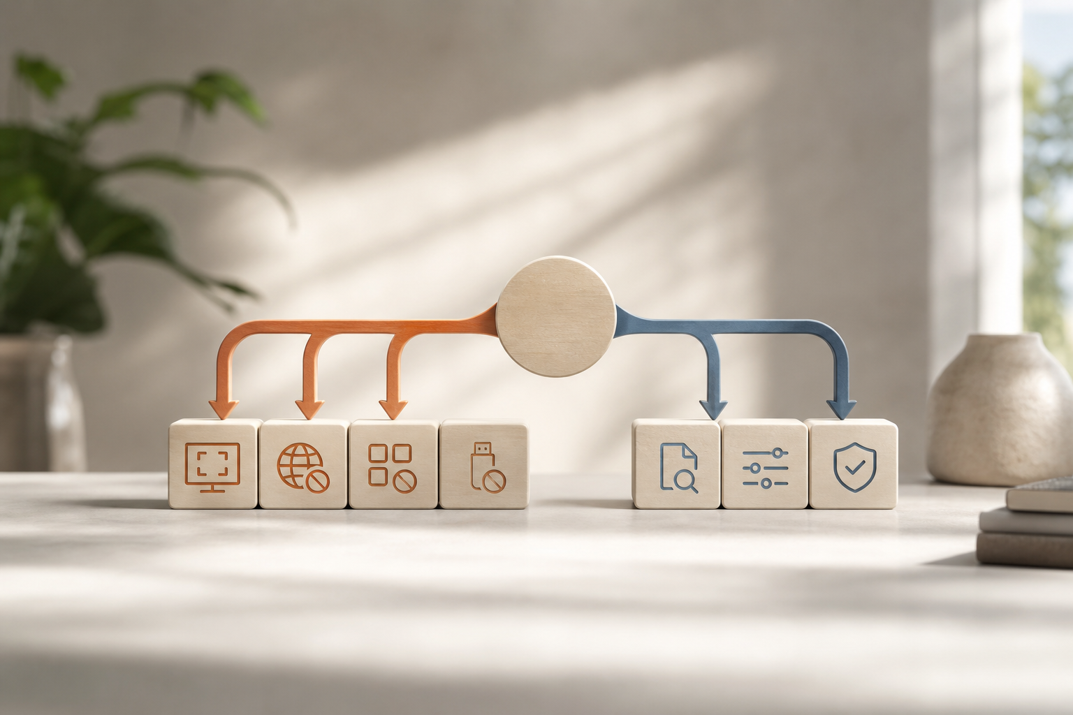 comparison flow of DLP policy paths