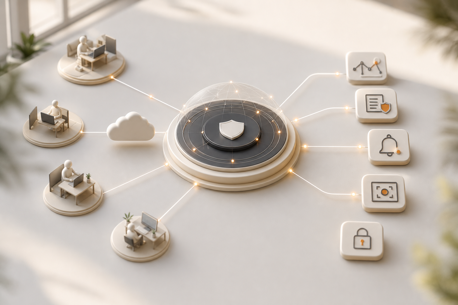 best insider threat and data loss prevention architecture diagram