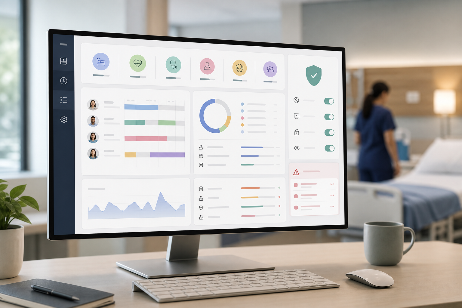 employee productivity measurement and reporting dashboard for healthcare