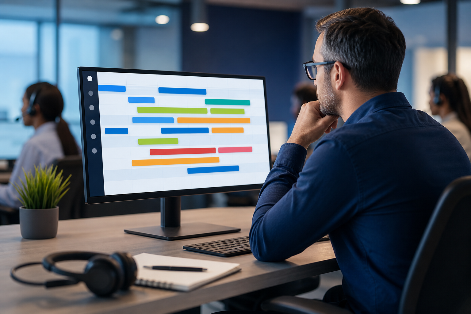 step-by-step time tracking setup storyboard