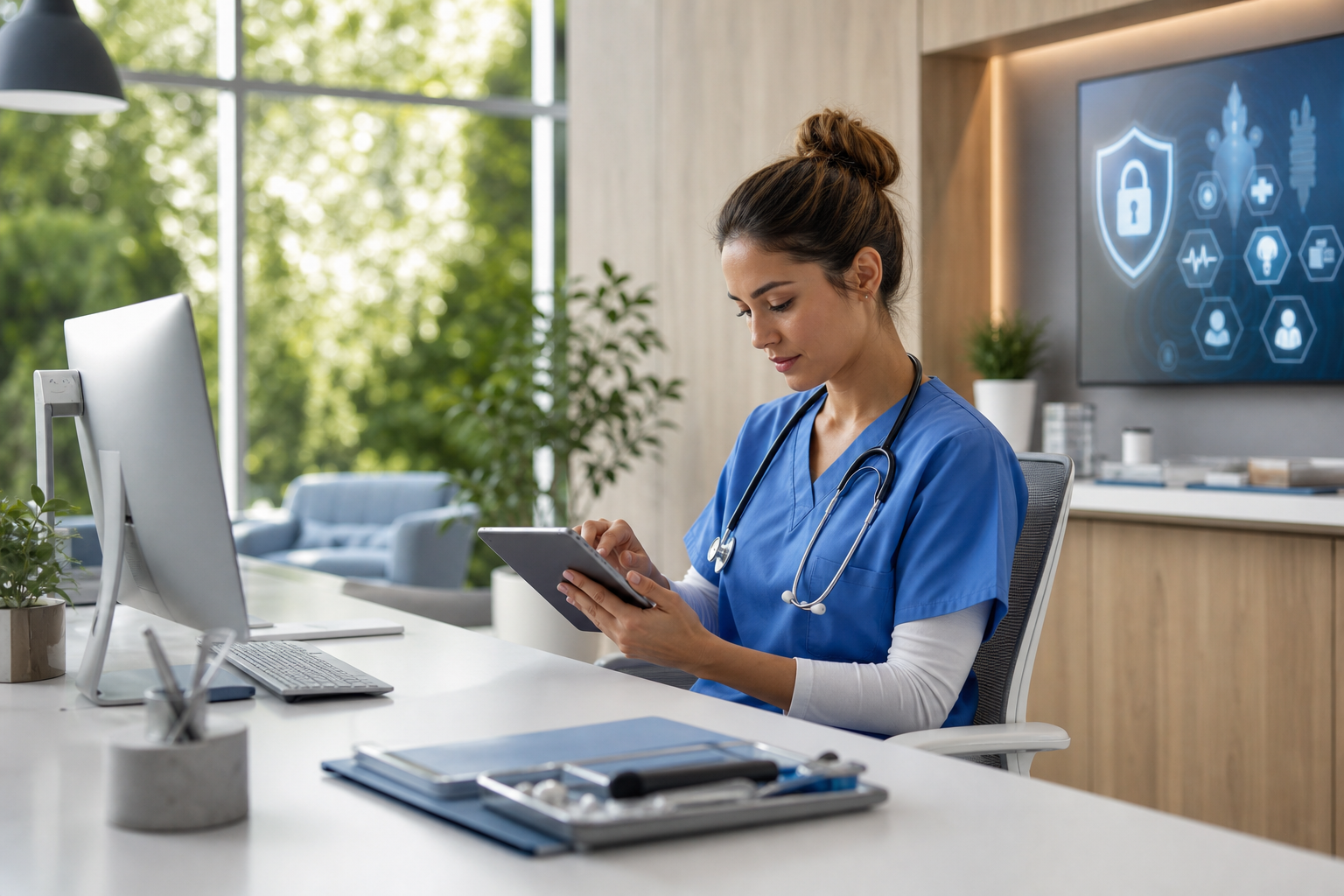 Security and privacy for healthcare time tracking