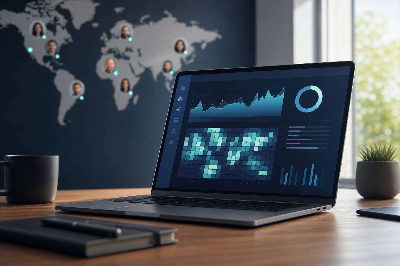 website and app usage monitoring dashboard for remote teams