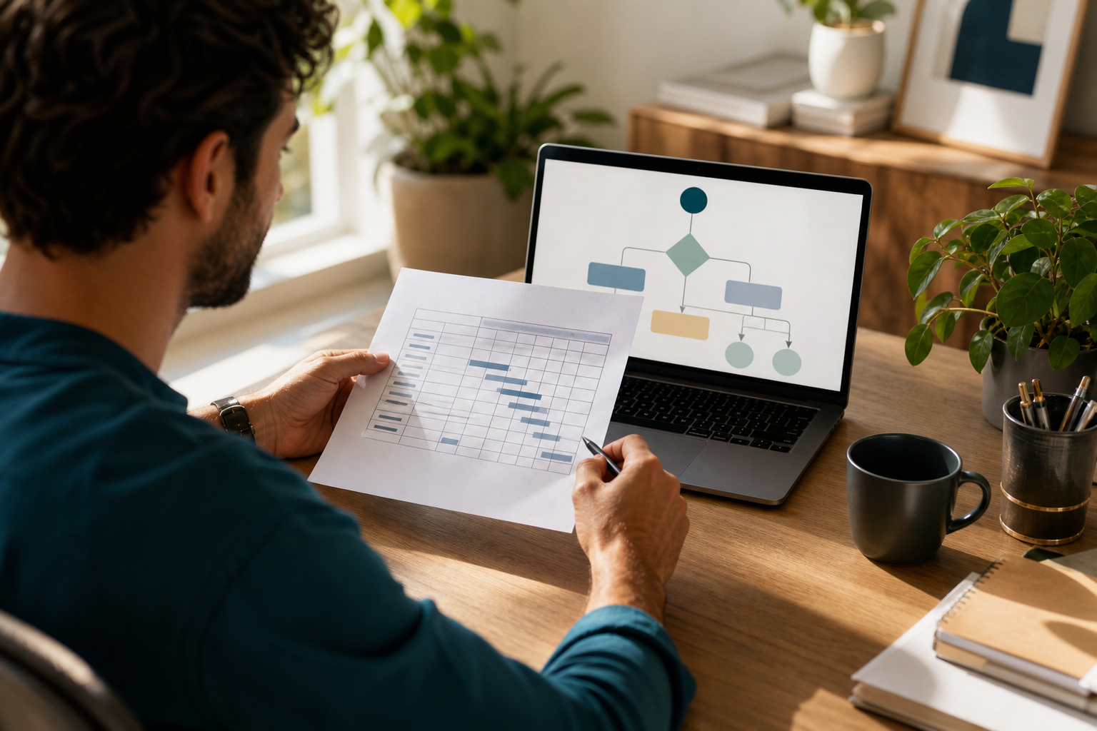 decision tree for choosing a timesheet method