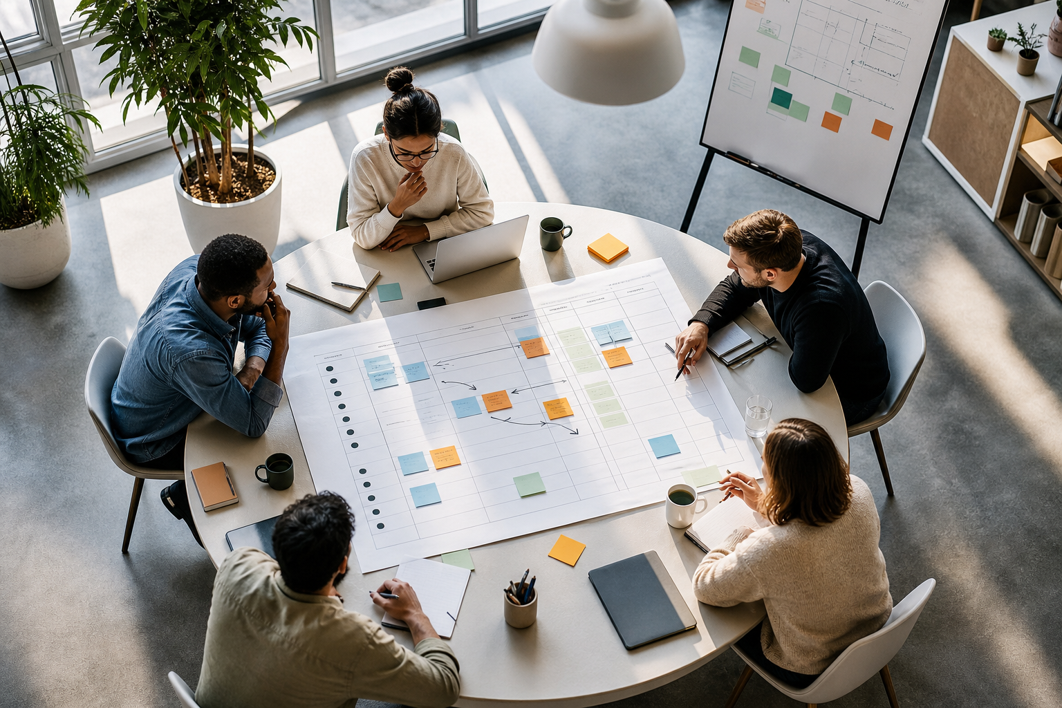 project planning template summary before takeaways