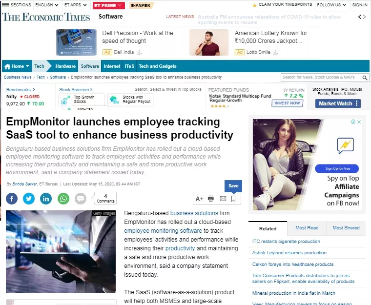 EmpMonitor launches employee tracking SaaS tool to enhance business productivity
